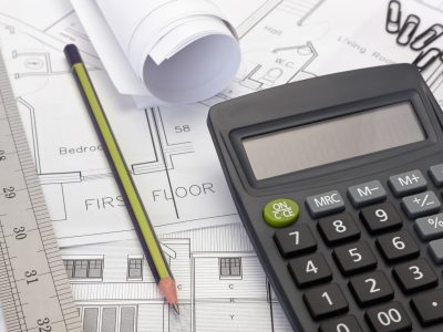 House plans with calculator for costing estimate